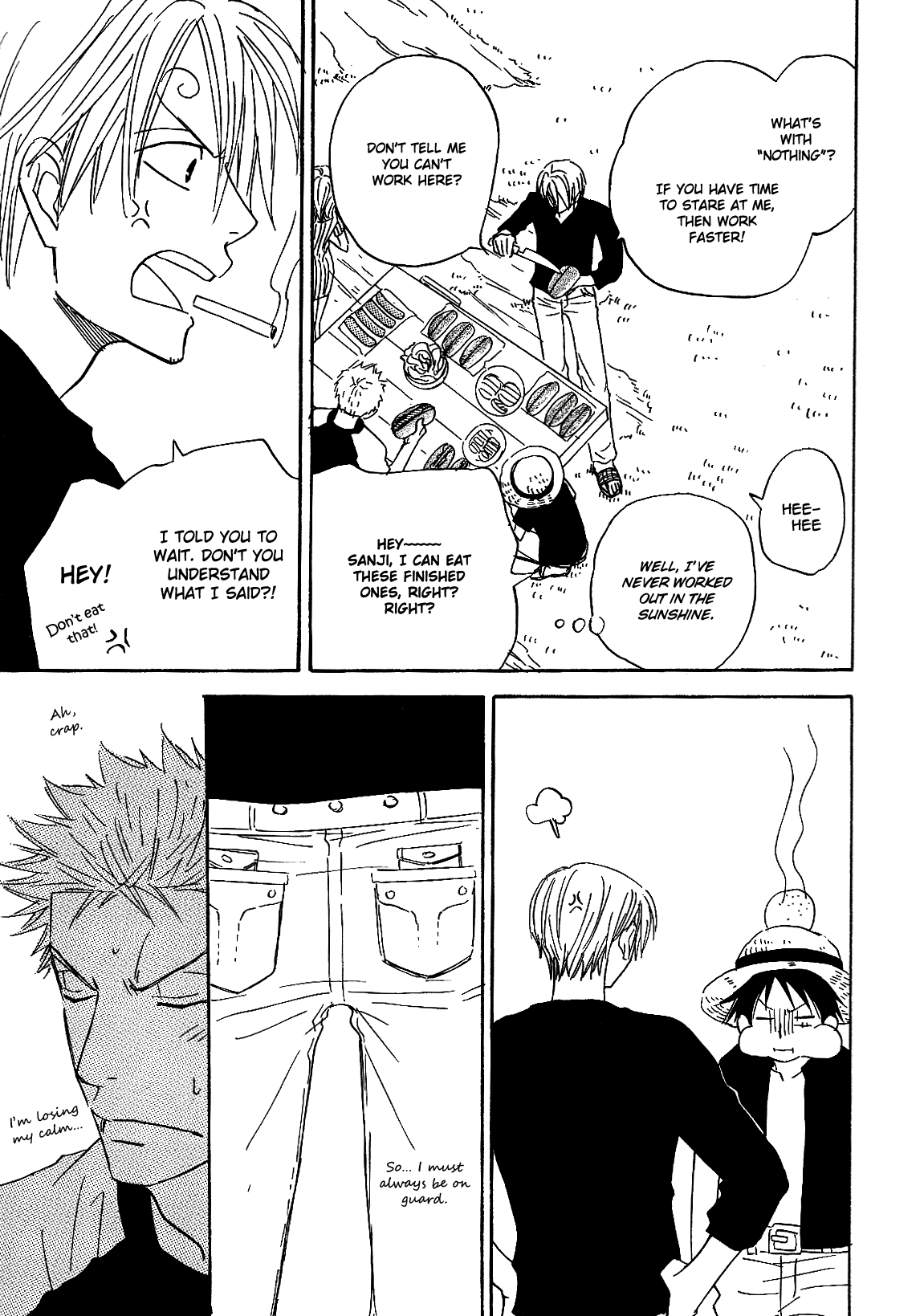 [NATSUME Isaku] Hot Dog Press! (One Piece) (ENG) 