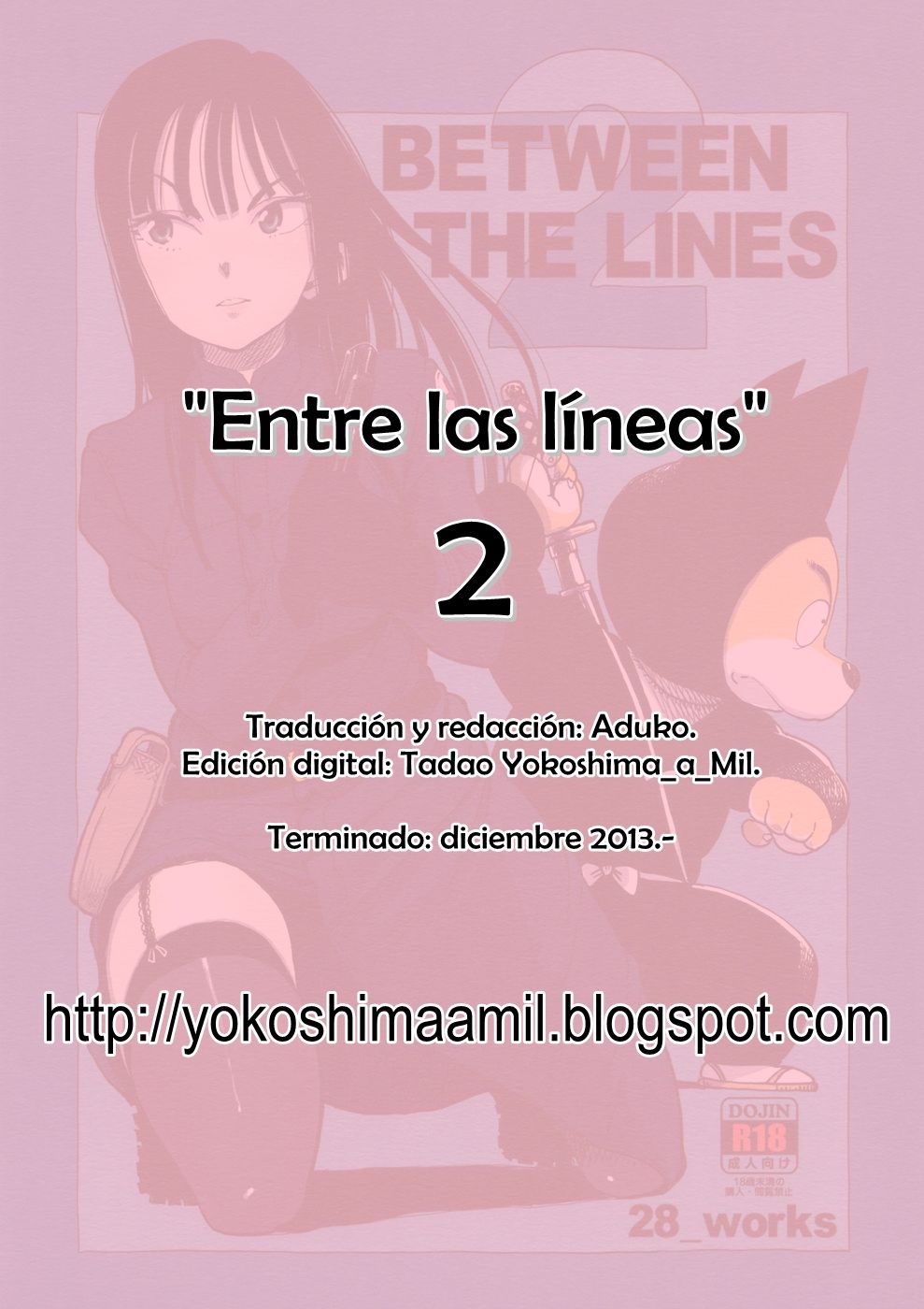 (C83) [28_works (Oomori Harusame, Hayo.)] BETWEEN THE LINES 2 | Entre las líneas 2 (Dragon Ball) [Spanish] {Aduko} (C83) [28_works (大守春雨, はよ。)] BETWEEN THE LINES 2 (ドラゴンボール) [スペイン翻訳]