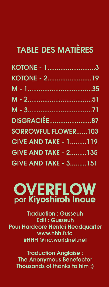 [MWF-HOT] - Overflow - Tomo 01 - Cap&iacute;tulo 01 