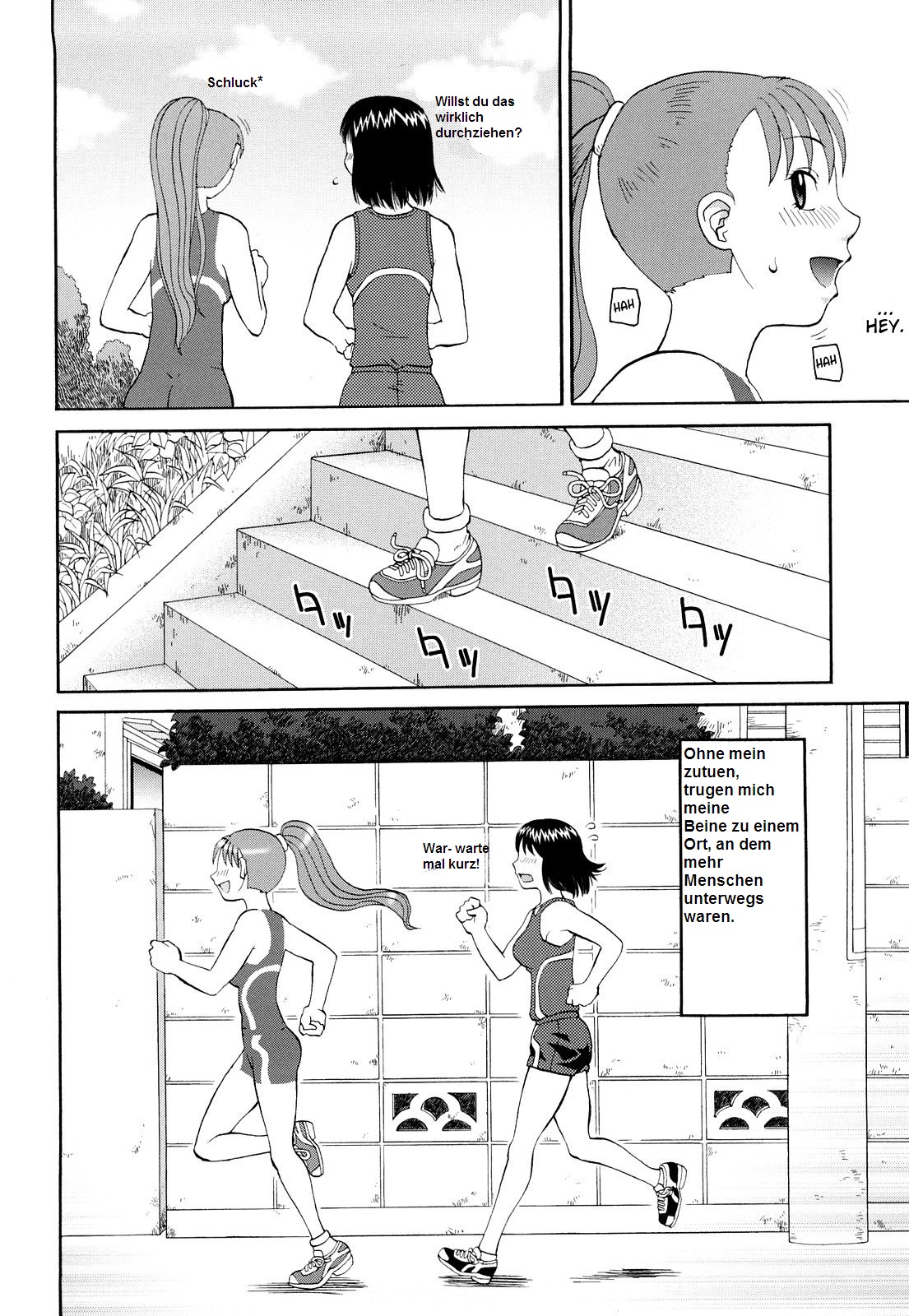 [Kiai Neko] Paint Jogging (Rosyutsu Ganbou) [German] [German Translations] [きあい猫] ペイントジョギング (露出願望) [ドイツ翻訳]