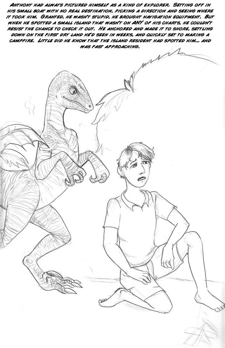 [Arania (Brandon Ondrasek)] Velociraptor Transformation 