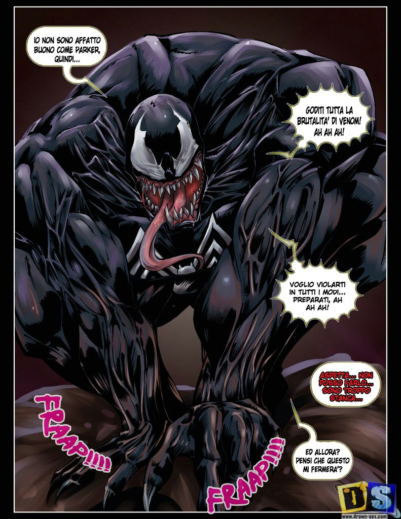 [Drawn-Sex] Powergirl Vs. Venom (Spider-Man) [Italian] 
