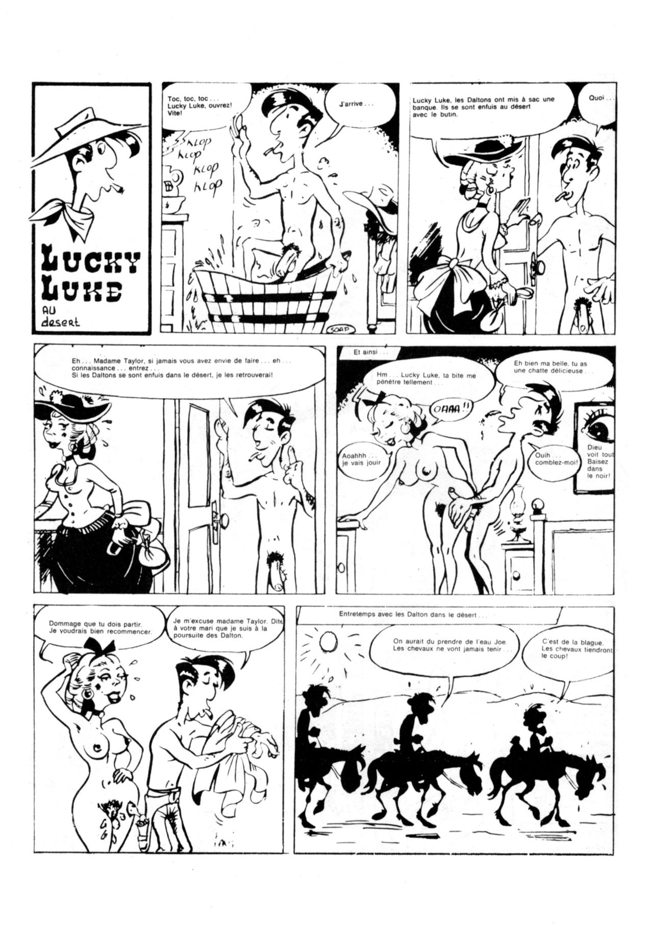 Schuurmans Les aventures sexuelles de Lucky Luke (FR) 