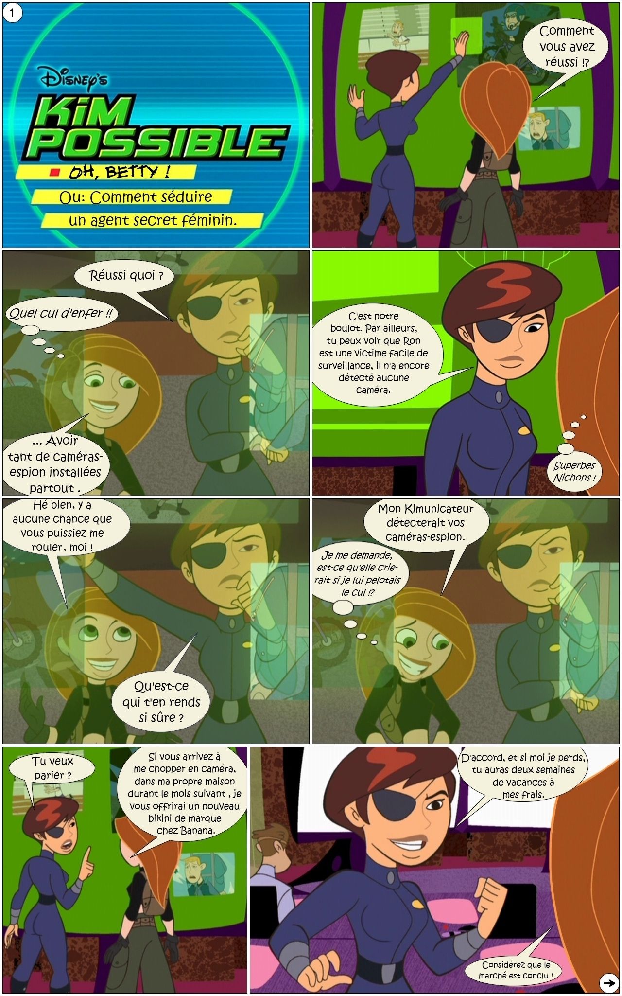 [Gagala] Oh, Betty! - Or: How to Seduce a Female Secret Agent (Kim Possible) [French] 